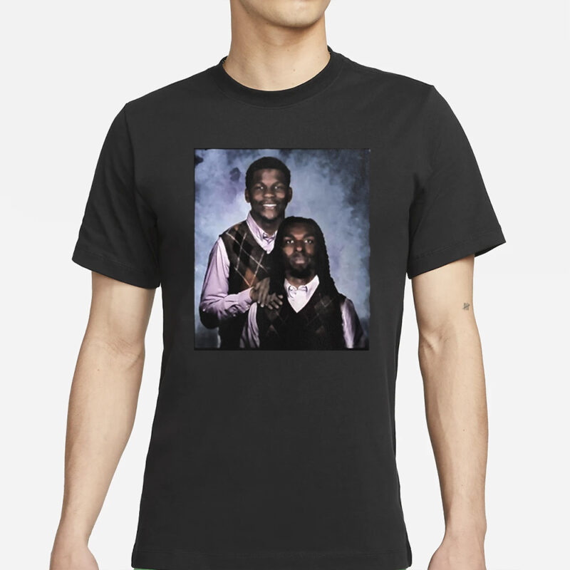 Minnesota Naz Reid And Anthony Edwards Step Brothers T Shirt Breakingo