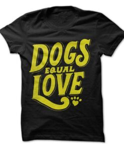 Dogs Equal Love - Yellow Print