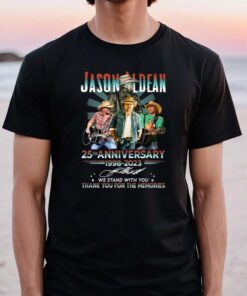 Jason Aldean 25th Anniversy 1998-2023 Thank You For The Memories T Shirt