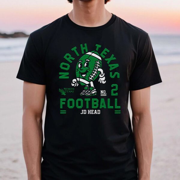 North Texas Mean JD Head 2023 NCAA Football tshirts