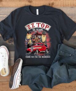 Top 55 Years 1969-2024 Thank You For The Memories T Shirt