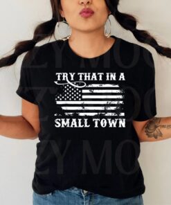 Try That In A Small Town Womens Shirt