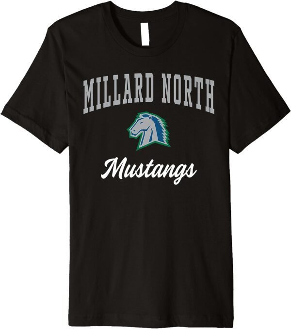 Millard North High School Mustangs Premium T-Shirt