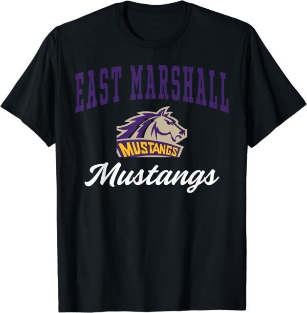 East Marshall High School Mustangs T-Shirt C3