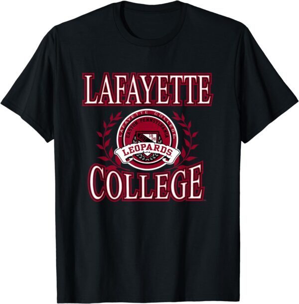 Lafayette College Leopards Laurels Officially Licensed T-Shirt