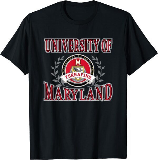 Maryland Terrapins Laurels Officially Licensed T-Shirt