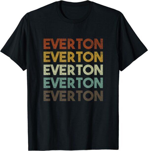 Retro Everton England T-Shirt