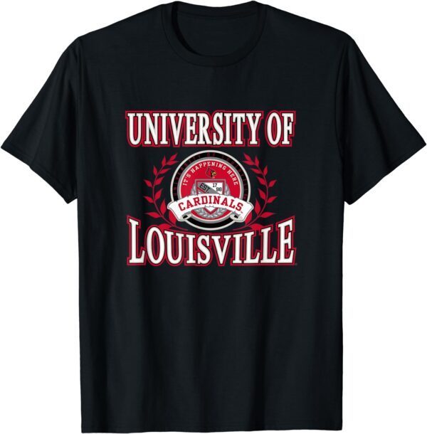 Louisville Cardinals Laurels Officially Licensed T-Shirt