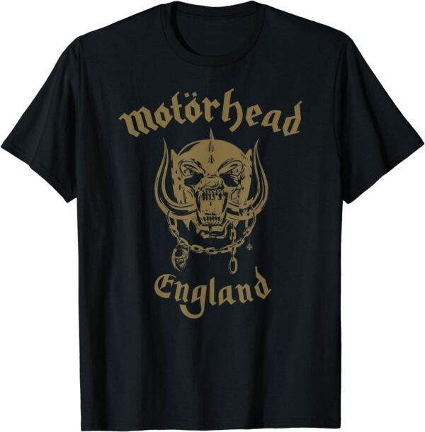 Motörhead u2013 Short Sharp Pain Warpig England T-Shirt