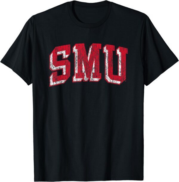 SMU Mustangs Retro Arch T-Shirt