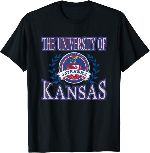 Kansas Jayhawks Laurels Officially Licensed T-Shirt