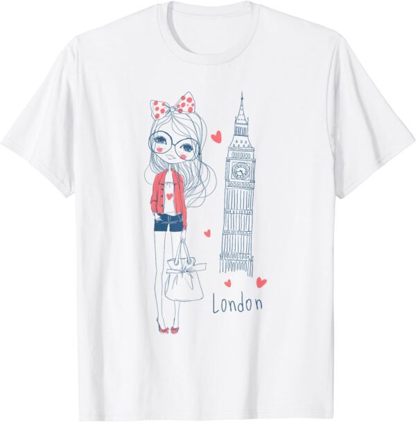 London England T-Shirt- Vintage Souvenir UK London Shirt T-Shirt