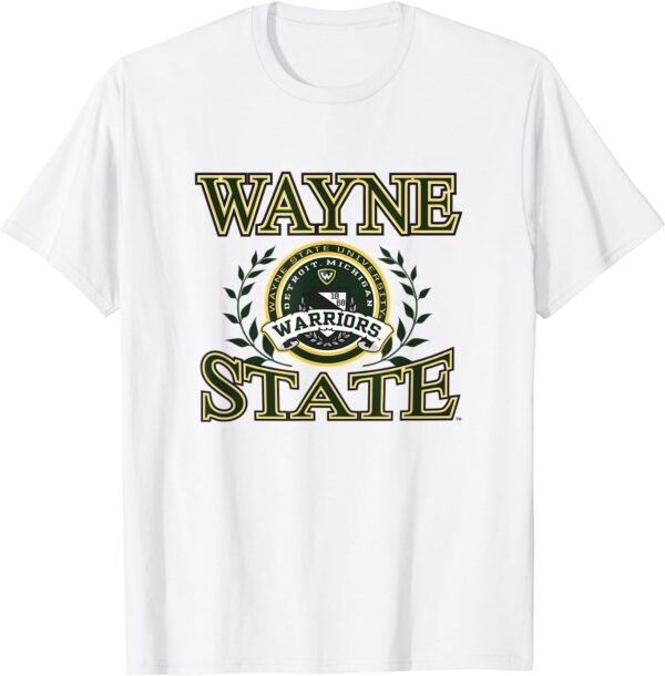 Wayne State Warriors Laurels Logo Officially Licensed T-Shirt