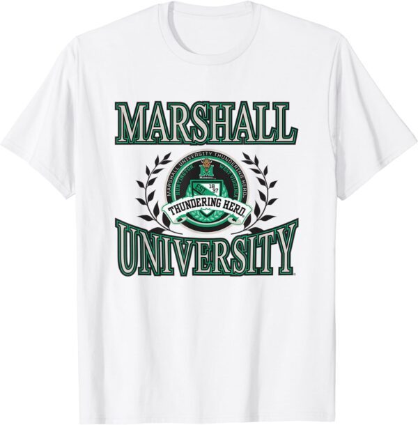 Marshall Thundering Herd Laurels Officially Licensed T-Shirt