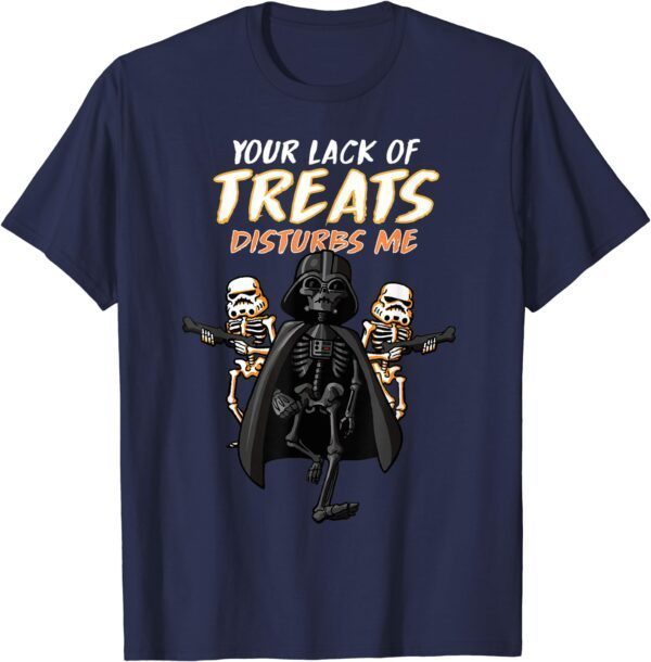 Star Wars Darth Vader Skeleton Halloween T-Shirt