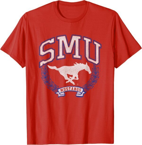 SMU Mustangs Victory Vintage Red T-Shirt