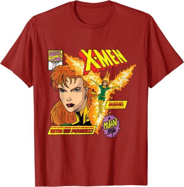 Marvel X-Men The Phoenix Mutant Jean Grey Comic T-Shirt T-Shirt