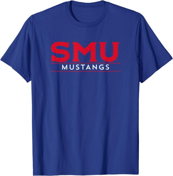 Southern Methodist SMU Mustangs Between The Lines T-Shirt