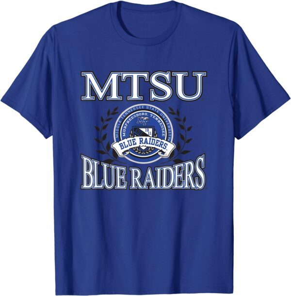 Middle Tennessee State Blue Raiders Laurels Royal T-Shirt