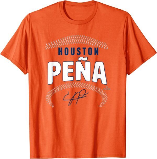 Jeremy Pena Houston Name & Number (Front & Back) T-Shirt