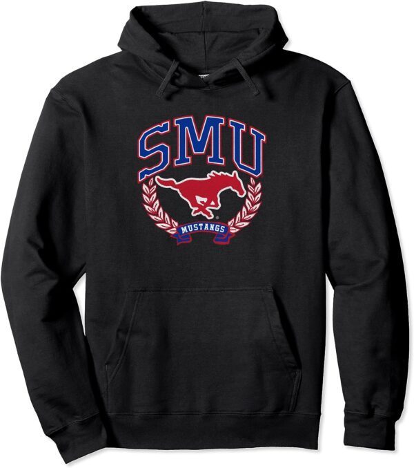 SMU Mustangs Victory Vintage Pullover Hoodie