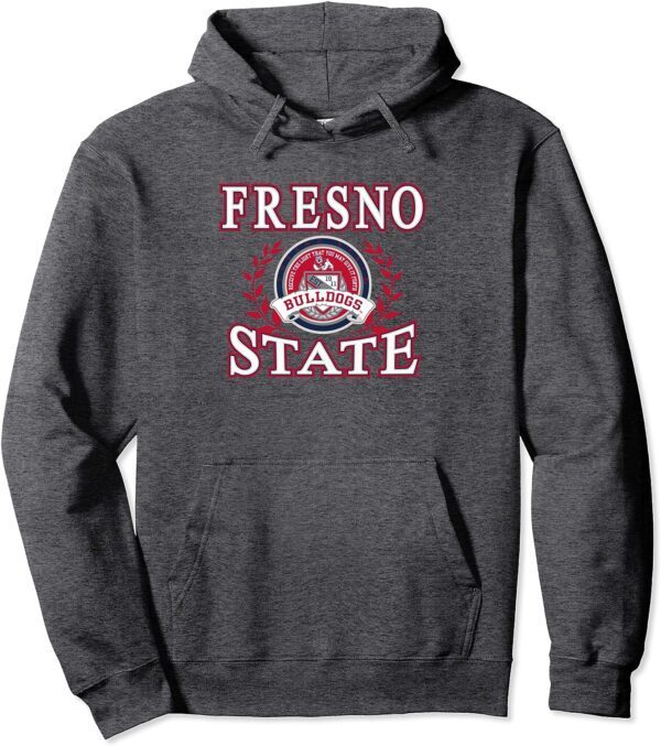 Fresno State Bulldogs Laurels Officially Licensed Pullover Hoodie