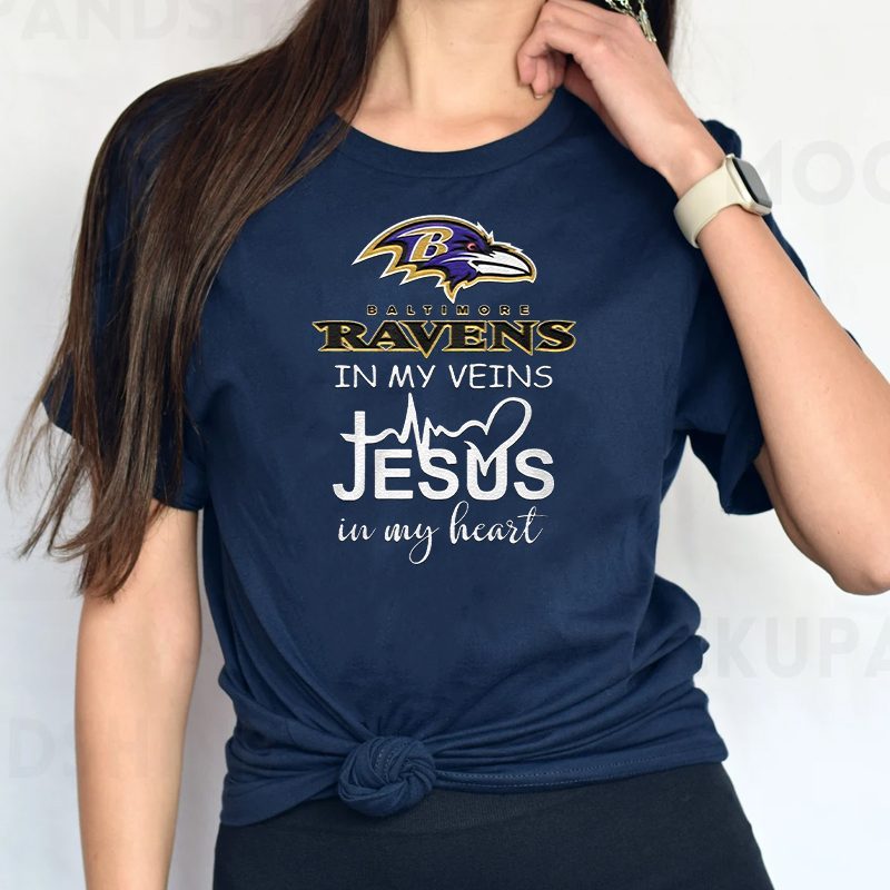 Baltimore Ravens In My Veins Shirts 4 Baltimore Ravens In My Veins TeeShirt
