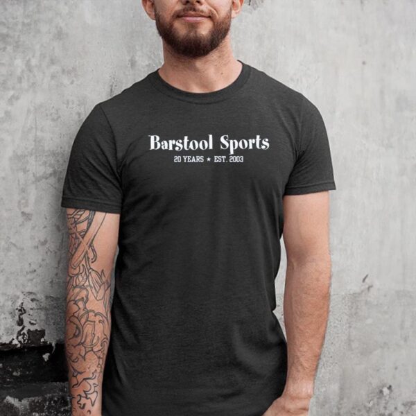 Barstool Sports 20th Anniversary T-Shirt