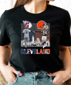 Cleveland Browns And Cleveland Guardians T-Shirts