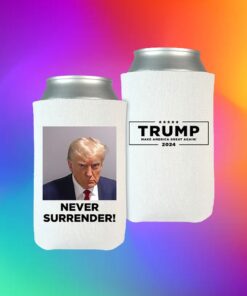 Donald Trump 2024 Never Surrender Beverage Cooler 5