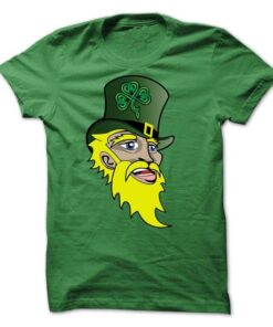 Irish face ST Patrick Day