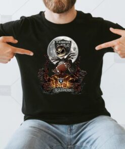 Jack Skellington Las Vegas Raiders Halloween Is Coming T-Shirts