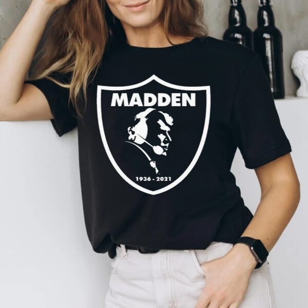 John Madden Las Vegas Raiders 1936-2021 Unisex T-Shirts