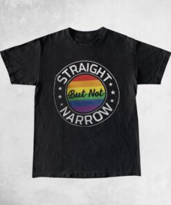 LGBTQ Ally Straight Not Narrow Shirts