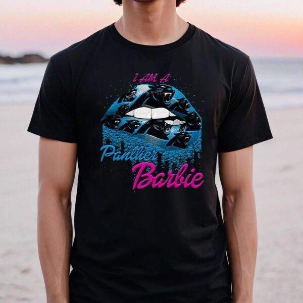 Lip Carolina Panthers Barbie tshirts