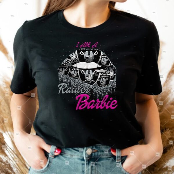 Lip Las Vegas Raiders Barbie shirt