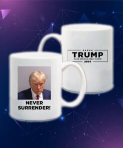 MAGA 47 Trump Never Never Surrender Mug 4