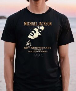 Michael Jackson 60th Anniversary 1964-2024 Thank You For The Memories TShirts