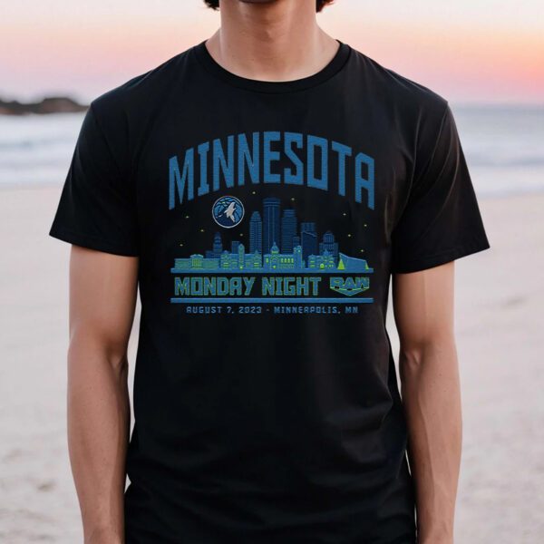 Monday Night RAW x Minnesota TShirts