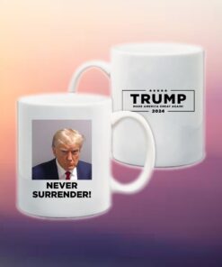 Never Surrender Black Coffee Mug 5