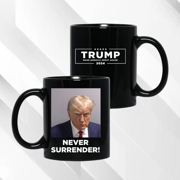 Never Surrender White Coffee Mug 11oz 1