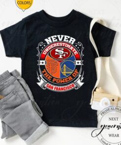 Never Underestimate The Power Of San Francisco Team Sport TShirts