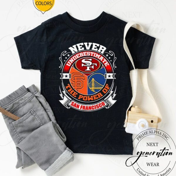 Never Underestimate The Power Of San Francisco Team Sport TShirts