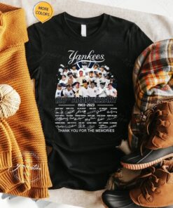 New York Yankees 1903-2023 Thank You For The Memories T-Shirts