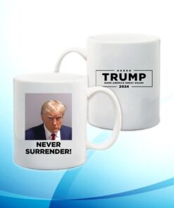 Official trump never surrender Coffee Mug 4