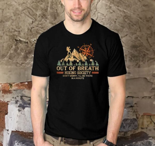 Out of breath hiking society T-Shirts