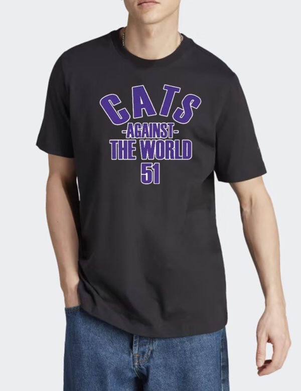 Pat Fitzgerald Cats Against The World Shirt