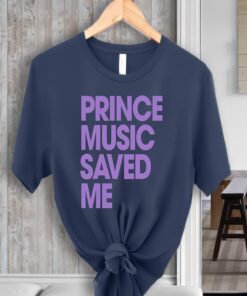 Prince music saved me t-shirt