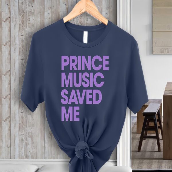 Prince music saved me t-shirt