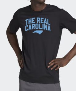 Real Carolina NC Black T Shirts